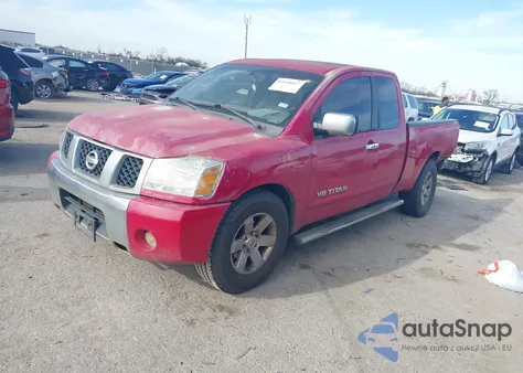 2006 Nissan Titan Se из США, поврежденный, VIN 1N6BA06A06N508791